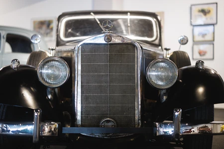 Classic Car Museum Exhibit