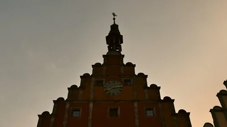 Silhouette of an Architectural Structure