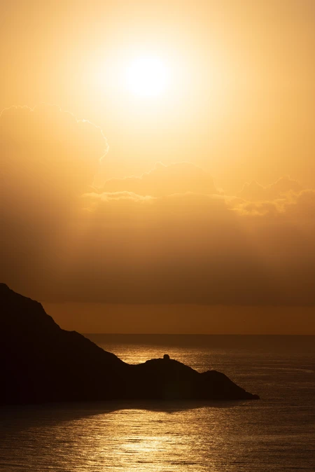 Sunset Over Ocean