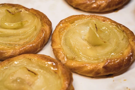 Close-up of Delicious Pastries