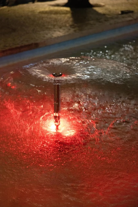 Illuminated Water Feature