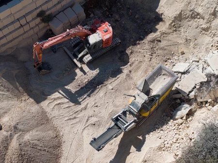 Construction Site Machinery