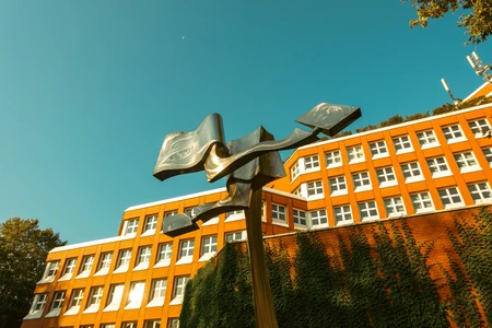 Modern Sculpture and Building