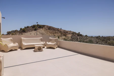 Modern Terrace with Scenic View