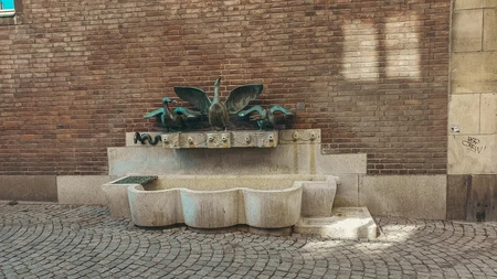 Ornate Urban Fountain