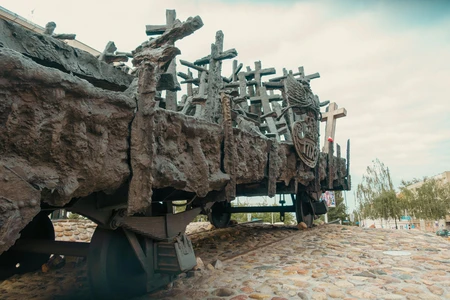 Historical Monument with Crosses