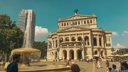 Historic Opera House with Fountain