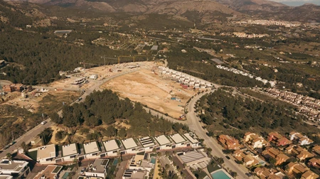 Scenic Aerial Landscape