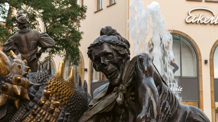 Fountain with Sculptures