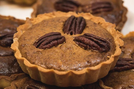 Pecan Tarts Close-Up