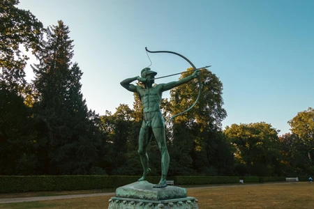 Statue of Archer in Park