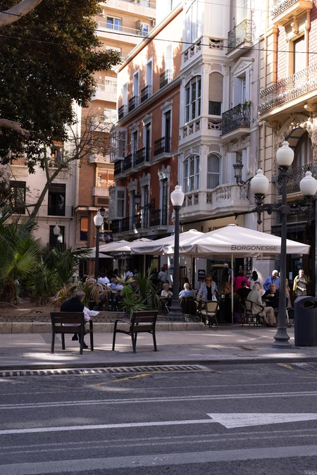 Café Street Scene