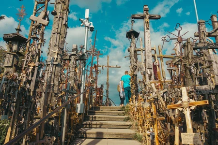 Path Through the Hill of Crosses