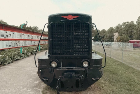 Vintage Train Front View