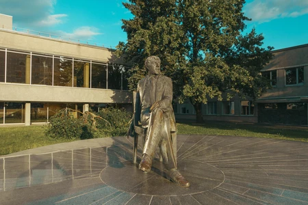 Statue in the Courtyard