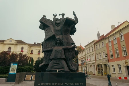 Historic Monument in Urban Square