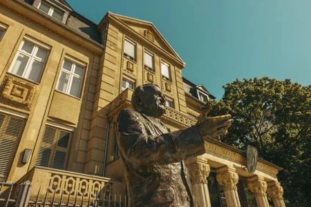 Historic Building and Statue