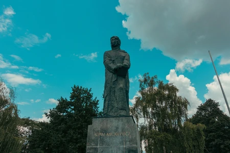 Statue in Park Setting