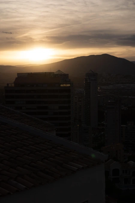 City Sunset Skyline