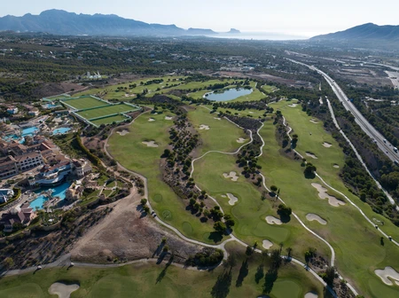 Aerial View of a Golf Course