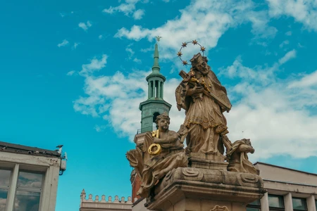 Historic Sculpture Against Sky