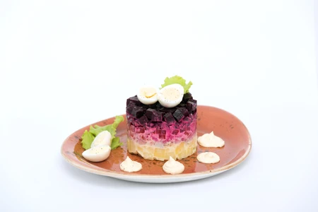 Layered Salad Plating