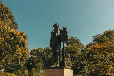 Statue in a Park