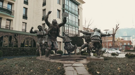 Vibrant Street Sculpture