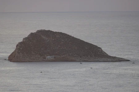 Solitary Island in Calm Waters
