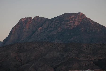 Sunset on Rocky Mountains