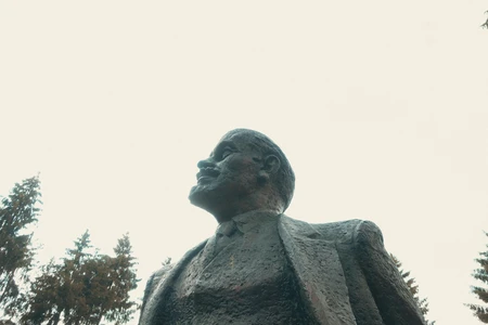 Statue Among Trees