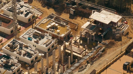 Construction Site Aerial View