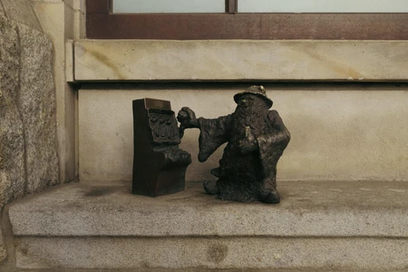 Bronze Dwarf Sculpture