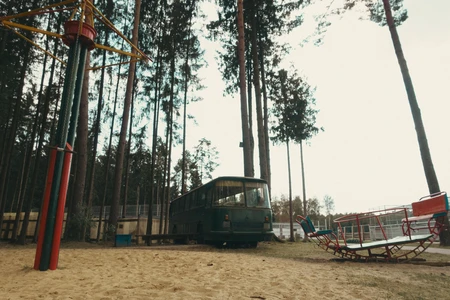 Abandoned Playground Scene