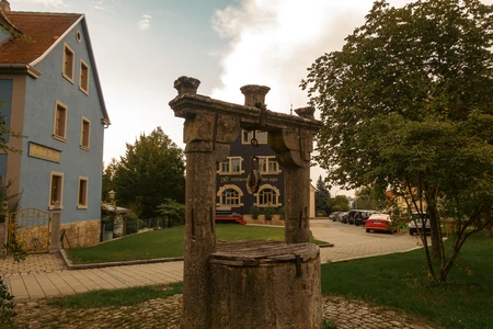 Historic Stone Well in Quaint Village