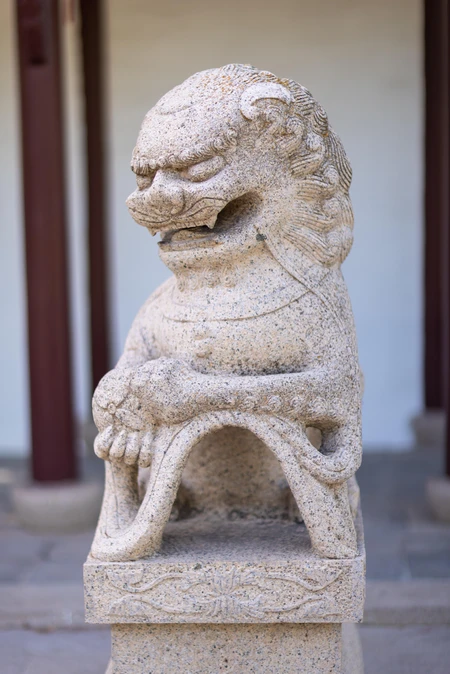 Stone Guardian Sculpture