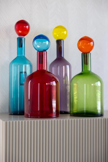 Colorful Glass Bottles