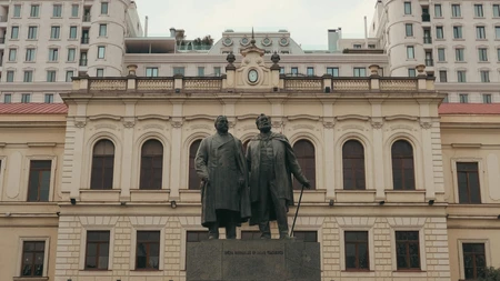 Historical Monument in Urban Setting