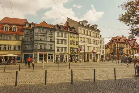 Charming European Street Scene