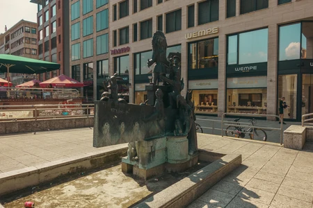 Urban Fountain Sculpture