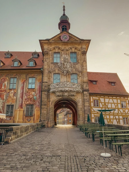 Historic Building with Frescoes