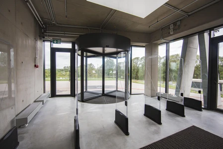 Modern Glass Entrance