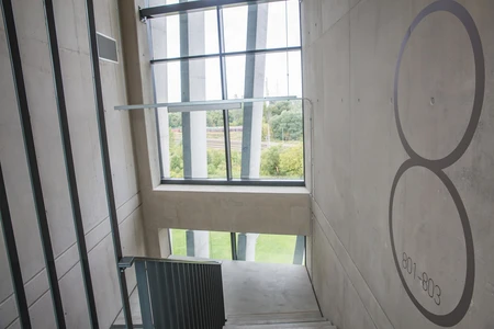 Modern Staircase with View