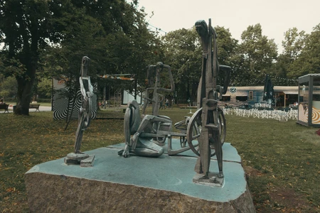 Park Sculpture Scene