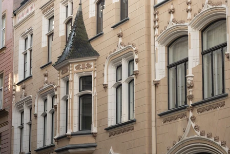 Victorian-Style Building Facade