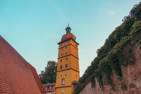 Historic Tower at Sunset