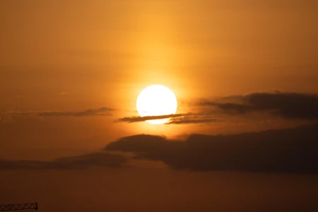 Sunset Over Clouds