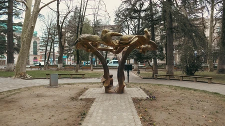 Abstract Park Sculpture