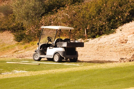 Golf Cart on Course