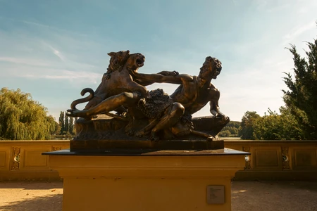 Bronze Sculpture in Park